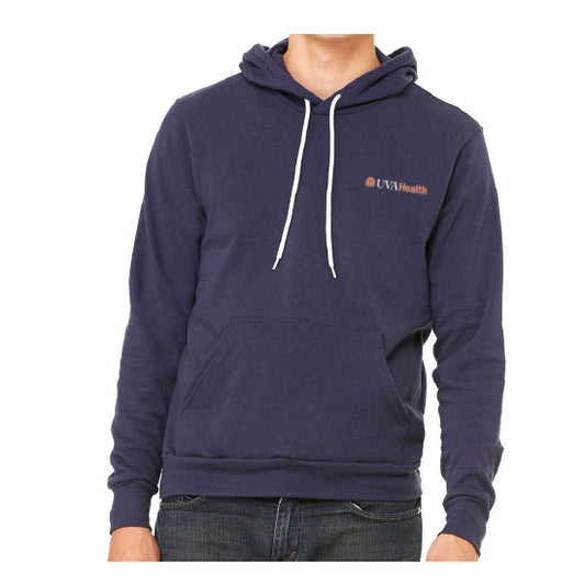 UVA Health Bella + Canvas Unisex Sponge Fleece Pullover Hooded Sweatshirt